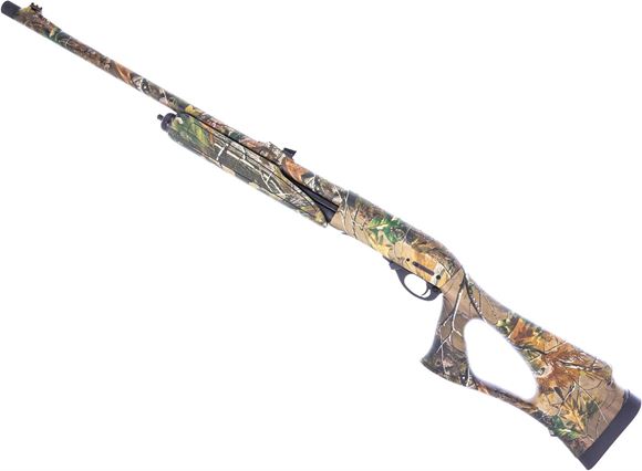 Picture of Used Remington 870 SPS Super Mag Pump-Action Shotgun, 12Ga, 3-1/2", 23" Barrel, Realtree Camo, Synthetic Thumbhole Stock, Fiber Optic Rifle Sights, Turkey Choke, Carlsons Rifled & Coyote Chokes, Original Box, Excellent Condition