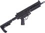 Picture of Used GSG 16 Semi-Auto Rifle, 22LR, 9" Barrel, Blued, Collapsing Stock, Black, Iron Sights, Flash Hider, 2 Magazines, Original Case, Very Good Condition