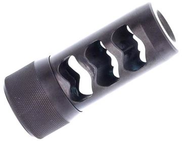 Picture of Used Area 419 - Hellfire Self-Timing Muzzle Brake, 6mm/223, With 1/2-28 Adapter, Black Nitride, Good Condition