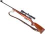 Picture of Used CZ 527 Bolt-Action Rifle, 22 Hornet, 24" Barrel, Blued, Wood Stock, Iron Sights, Double Set Trigger, Coptics 3-9x40mm Riflescope, 1 Magazine, Very Good Condition