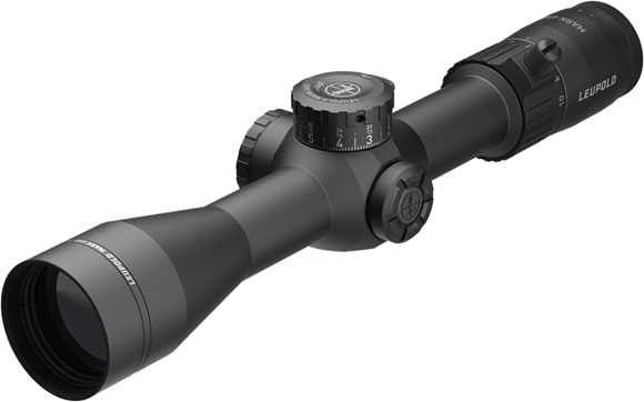 Picture of Leupold Optics, Mark 4HD Riflescopes - 2.5-10x42mm, 30mm, Matte, M5C3 Zerolock, Side Focus, TMR FFP Illuminated Reticle.