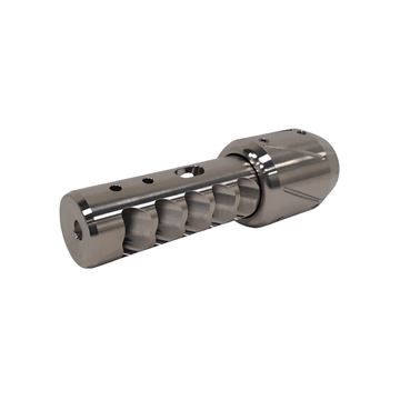 Picture of Spearhead Machine Corp. - Junction Tuner Muzzle Brake Combo 5 Port Stainless, 6.5mm, 5/8-24"