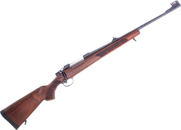 Picture of Used CZ 557 American Bolt-Action Rifle, 243 Win, 20.5" Barrel, Blued, Wood Stock, Iron Sights, Excellent Condition