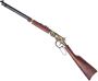 Picture of Used Henry Golden Boy Free Mason Edition Lever-Action Rifle, 22LR, 20" Octagon Barrel, Blued, Wood Stock, Gold Inlaid Engraved Receiver, Stock Engraved, Original Box, Good Condition