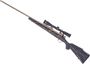 Picture of Used Weatherby Vanguard Bolt-Action Rifle, 300 Wby Mag, 26" Fluted Barrel, FDE, Black Synthetic Stock, Leupold VX-3i 3.5-10x40mm Riflescope, Muzzle Brake, Original Box, Excellent Condition