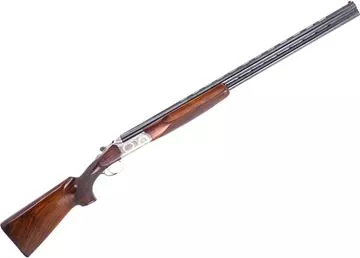 Picture of Used Castellani Gardone VT Over-Under Shotgun, 12Ga, 2-3/4", 29" Vented Barrel, Blued, Wood Stock, Engraved Receiver, Vented Rib, Fixed, Mod/Cylinder Chokes, Good Condition