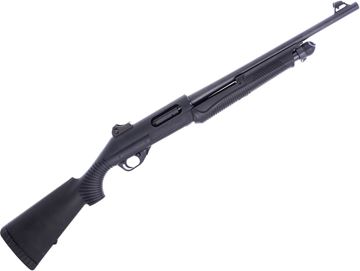 Picture of Used Benelli Nova Pump-Action Shotgun, 12Ga, 3-1/2", 18.5" Barrel, Blued, Black Synthetic Stock, Ghost Ring Sight, Fixed Cylinder Choke, Very Good Condition