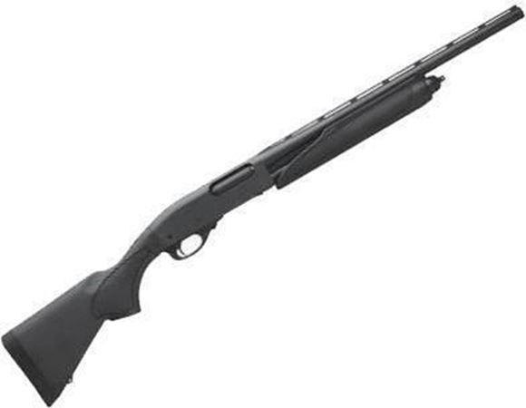 Picture of Remington Model 870 Field Master Compact Jr Pump Action Shotgun - 20Ga, 3", 18-3/4", Vented Rib, Matte Black, Synthetic Stock, 4rds, Adjustable LOP Kit, Rem Choke (Full, Mod, Imp Cyl)