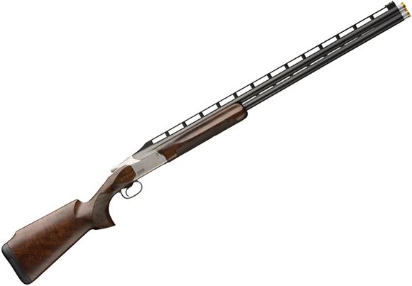 Picture of Browning Citori 825 Trap Under Shotgun - 12Ga, 3", 32", Vented Rib, Polished Blued, Engraved Low-Profile Steel Receiver, Gloss Oil Grade III/IV Walnut Stock, Ivory Bead Sight, Invector-DS Extended (F, LF, IM, IM, M)