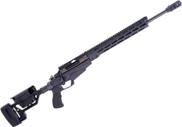 Picture of Used Tikka T3X TAC-A1 Bolt-Action Rifle, 308 Win, 20" Barrel, Blued, Aluminium Chassis, Folding Stock, Muzzle Brake, Full Length Top Rail, Original Box, 2 Magazines, Very Good Condition