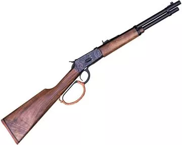 Picture of Canuck Wrangler Boss Lever Action Rifle - 357 Mag, 16.5", 1/2-28 Threaded, Case Hardened Steel Receiver With Picatinny rail, Matte Oiled Walnut stock , Fibre Front sight, 8+1rds