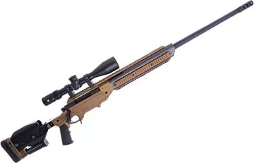 Picture of Used Remington 700 Bolt-Action 338 Lapua, 30" Heavy Barrel w/ ATRS Brake, APO SABER Carbon Fiber MOD-1 Chassis, With Vortex Venom 5-25x56mm Scope, One Mag, Pelican Hard Case, Very Good Condition