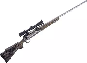 Picture of Used Remington 700 Bolt-Action 300 Win Mag, Custom Built by Nobby Uno, 24" Stainless Hart Barrel, Laminate Stock, With Leupold Vari-X III 2.5-8x36mm Scope, RCBS Dies, Excellent Condition