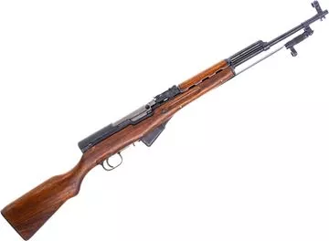 Picture of Used Norinco SKS Semi-Auto Rifle, 7.62x39, 20" Barrel, Blued, Full Military Wood Stock, Spike Bayonet, Cleaning Kit in Stock, Good Condition