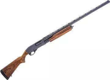 Picture of Used Remington 870 Pump-Action Shotgun, 12Ga, 3" 28" Barrel, Blued, Laminate Stock, Vented Rib, Mod Rem Choke, Fair Condition