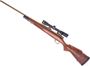 Picture of Used Weatherby Vanguard Cerasport Bolt-Action Rifle, 243 Win, 24" Barrel, Bronze Cerakote, Wood Stock, Leupold VX-III 2.5-8x36 Riflescope, Original Box, Excellent Condition