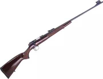 Picture of Used CZ 457 Lux Bolt-Action Rifle, 22LR, 24.8" Barrel, Blued, Wood Stock, Iron Sights, Missing Thread Protector, 2 Magazines, Good Condition