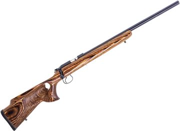 Picture of Used CZ455 Bolt-Action Rifle, 22LR, 20.5" Heavy Barrel, Blued, Laminate Thumbhole Stock, 1 Magazine, Very Good Condition