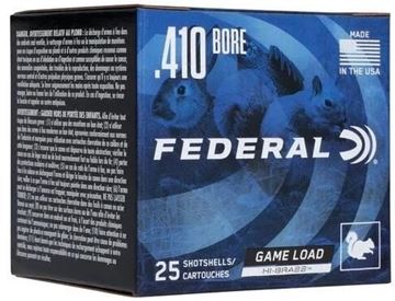 Picture of Federal Game-Shok Upland Hi-Brass Load Shotgun Ammo - .410", 2-1/2", Max, 1/2oz, #7.5, 25rds Box, 1200fps