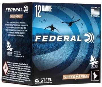 Picture of Federal Speed-Shok Waterfowl Load Shotgun Ammo - 12Ga, 3-1/2", 1-3/8oz, BB, Steel, 1550fps, 25rds Box