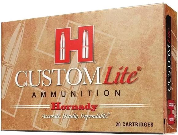 Picture of Hornady Custom Lite Rifle Ammo - 30-06 Sprg, 125Gr, SST Custom Lite, Reduced Recoil, 20rds Box