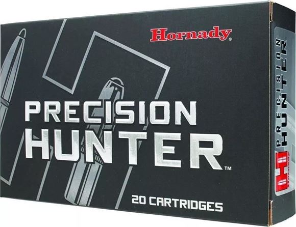 Picture of Hornady 80462 Precision Hunter Rifle Ammo 243 Win, 90 Gr, ELD-X 20 Rnd