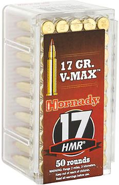 Picture of Hornady Varmint Express Rimfire Ammo - 17 HMR, 17Gr, V-MAX, 500rds Brick