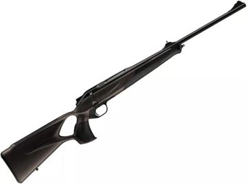 Picture of Blaser R8 Professional Success Straight Pull Bolt Action Rifle - 300 Win Mag, 24.5", Rifle Sights, Dark Brown Synthetic Thumbhole Stock w/Elastomer Inlays on Fore-End and Pistol Grip.