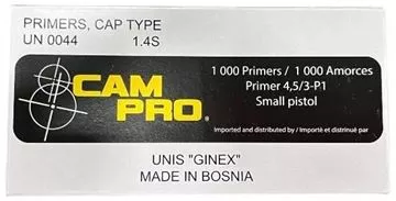 Picture of Cam Pro - Ginex Small Pistol Primers, 100ct Box