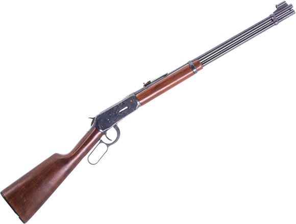 Picture of Used Winchester 94 Lever-Action Rifle, 30-30 Win, 20" Barrel, Blued, Wood Stock, 1979 Mfg, Rust On Receiver And Barrel, Overall Poor Condition