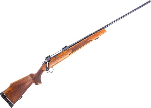 Picture of Used Varberger Bolt-Action Rifle, 30-06 Sprg, 24" Barrel, Blued, Wood Stock, Internal Rotary Mag, 2 Piece Weaver Mounts, Very Good Condition