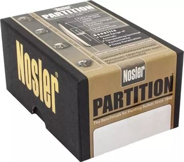 Picture of Nosler 16322 Rifle Bullets 270Cal 130Gr Partition Spitzer .277 50Bx