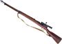 Picture of Used Arisaka Type 97 Bolt-Action Sniper Rifle, 6.5x50 Japanese, 31.4" Barrel, Full Military Wood Stock, 2.5X Riflescope, Nagoya Arsenal Mfg, Canvas Sling, Chrysanthemum Intact, Numbers Matching Except Scope, Good Condition