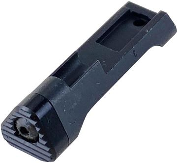 Picture of Springer Precision Firearm Parts - Sig P320 Extended 9/40 Magazine Release, Black, USPSA Production, Limited, And Open Approved, Does Not Fit The Sub-Compact Grip Modules Or AXG.