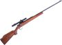 Picture of Used Remington 591 Bolt-Action Rifle, 5mm Rem, 24" Barrel, Blued, Wood Stock, Bushnell Custom 3-7x20 Riflescope, Iron Sights, 1 Magazine, Good Condition