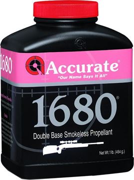 Picture of Accurate A16801 1680 Smokeless Propellant Rifle Powder, 1 lb