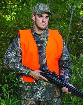 Picture of Allen 15752 Orange Vest for Hunters Adult Blaze Orange