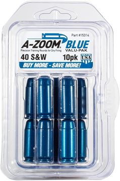 Picture of A-Zoom 15314 40 S & W Snap Cap Blue, 10Pk