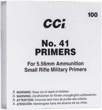 Picture of CCI 0001 No. 41 Primer For 5.56Mm 100 Ct