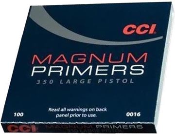 Picture of CCI 0016 350 Mag Large Pistol Primer, 100 Ct