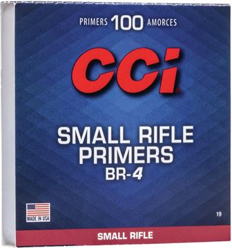 Picture of CCI 0019 Bench Rest 4 Small Rifle Primer, 100 Ct