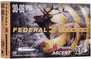 Picture of Federal Premium Vital-Shok Rifle Ammo - 30-06 Sprg, 175Gr, Terminal Ascent, 20rds Box