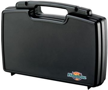 Picture of Flambeau 1711 Safe Shot Pistol Pack Hard Case, 17", Convoluted Foam Sliding Latches, TSA Approved