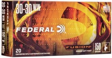 Picture of Federal Fusion Rifle Ammo - 30-30 Win, 150Gr, Fusion, 20rds Box