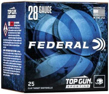 Picture of Federal TGS2821 9 Top Gun Shotshell 28 Gauge, 2-3/4", 3/4oz, 1,330 Feet Per Second #9, 25 Rounds Per Box