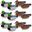 Picture of Flambeau 8030SUV Storm Front 2 Classic Floater Mallard Decoys, HD Winter Plumage, UVision Paint, 12 Pack