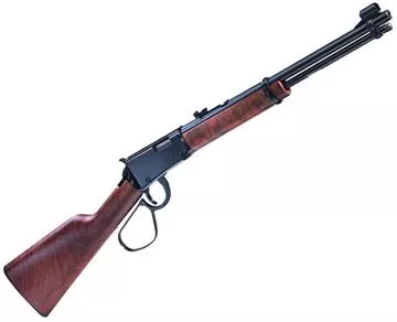 Picture of Henry H001L Lever Rifle 22 LR 16.125" Bbl, Carbine, Blued, Large Loop, Walnut Stock, 12+1 Rnd