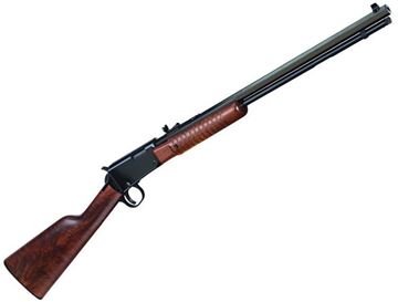 Picture of Henry Rimfire Pump Action Octagon Rifle - 22 LR/Short, 19.75", Blued, American Walnut, 15rds