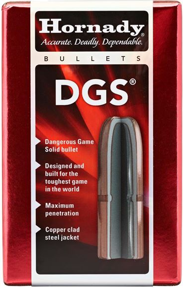 Picture of Hornady 4507 Dangerous Game Rufle Bullets .458 Cal 500Gr DGX FMJ 50Rnd