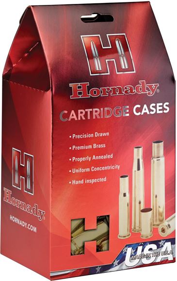 Picture of Hornady 86706 Unprimed Rifle Cartridge Case 30 Nosler